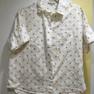 Madewell Sun Embroidered Courier Shirt